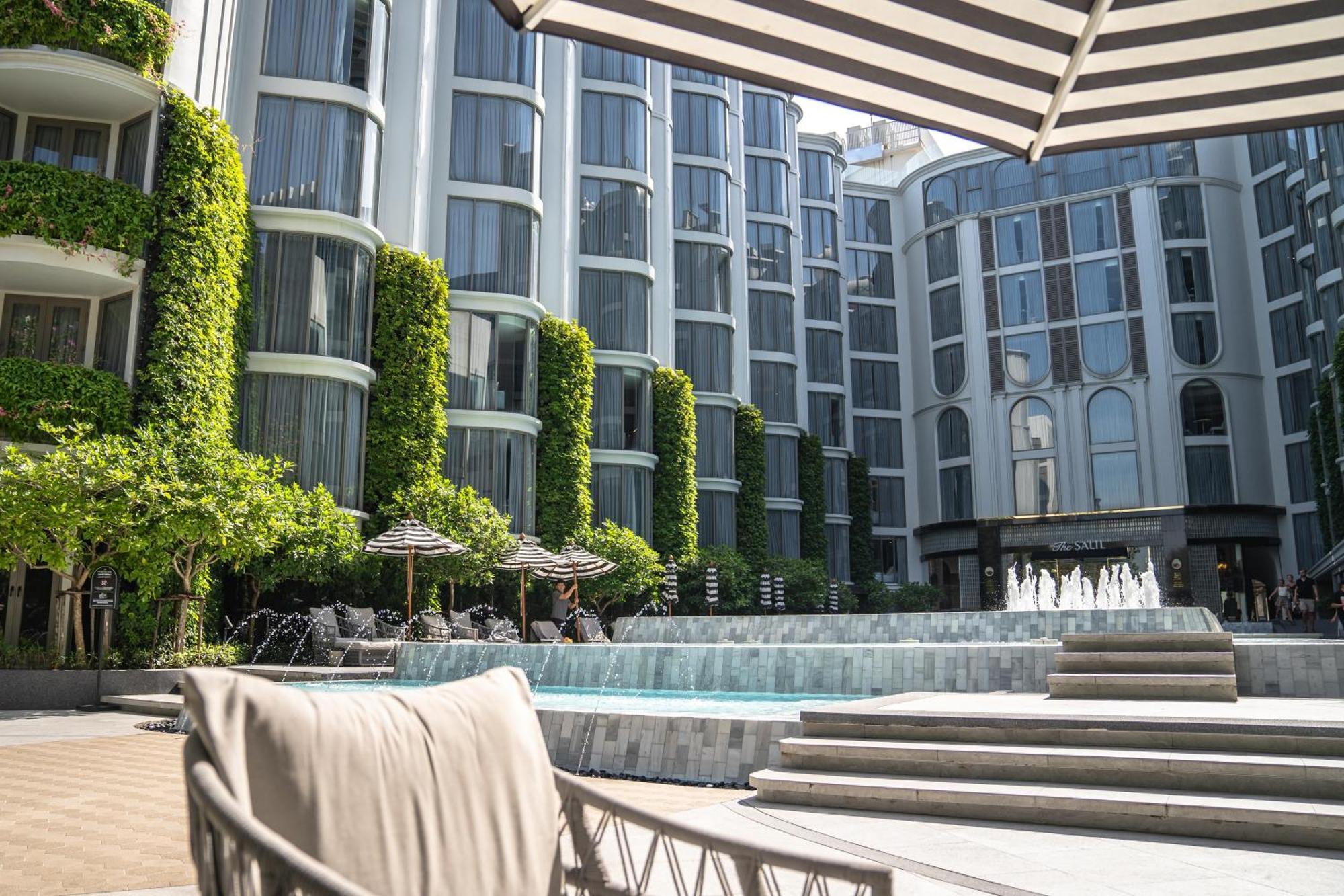 The Salil Hotel Riverside Bangkok Exterior photo The hotel's pool